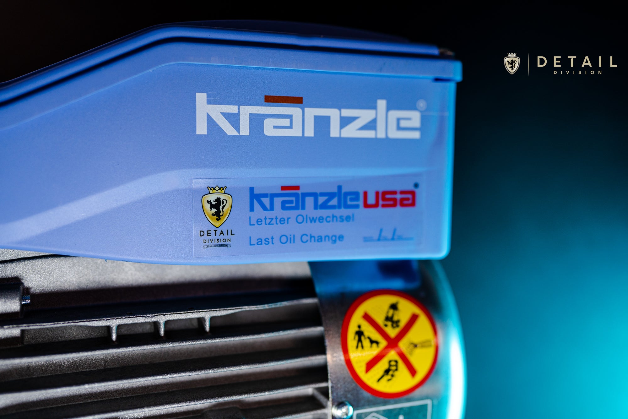 Detail Division // Krānzle Oil Change Sticker 5-Pack